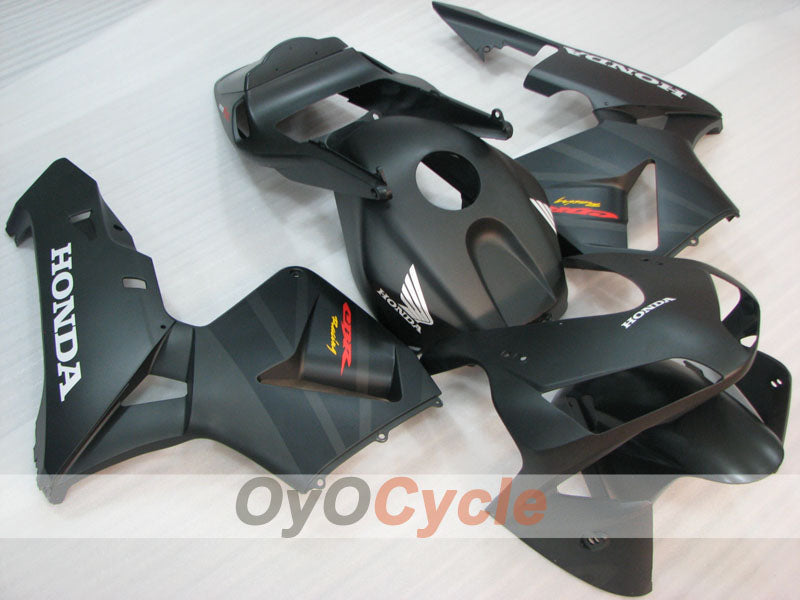 Kit de carenado por inyección para CBR600RR 03-04 - Negro mate - Estilo de fábrica #OYO87904905