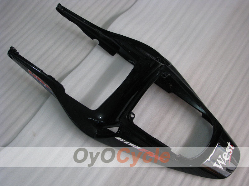 Kit de carenado por inyección para CBR600RR 03-04 - Blanco, Negro - Oeste #OYO87904907