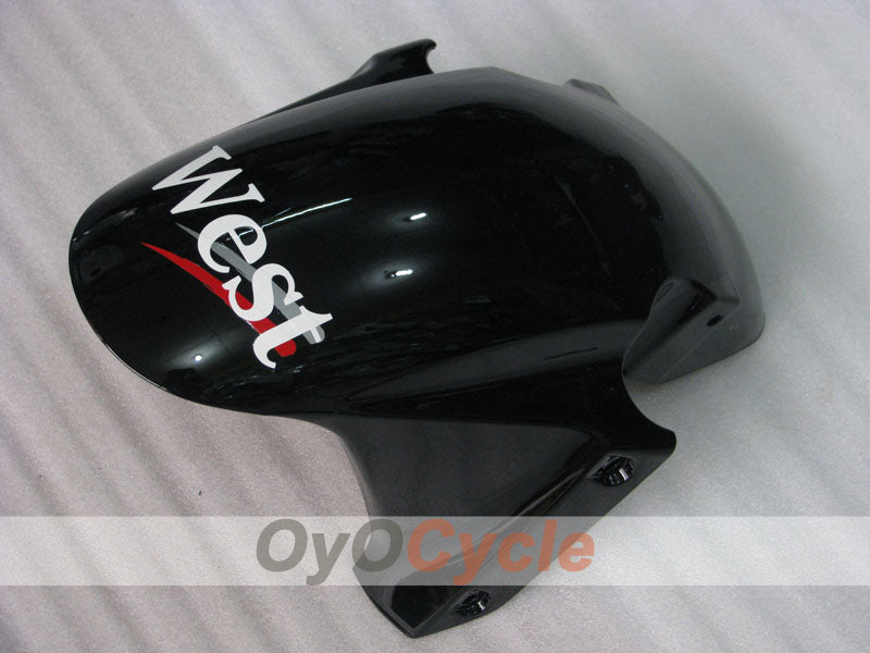Kit de carenado por inyección para CBR600RR 03-04 - Blanco, Negro - Oeste #OYO87904907