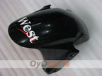 Kit de carenado por inyección para CBR600RR 03-04 - Blanco, Negro - Oeste #OYO87904907