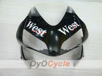 Kit de carenado por inyección para CBR600RR 03-04 - Blanco, Negro - Oeste #OYO87904908