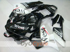 Kit de carenado por inyección para CBR600RR 03-04 - Blanco, Negro - Oeste #OYO87904908