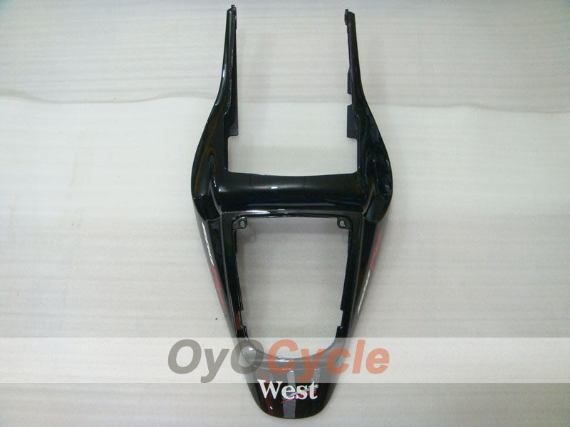 Kit de carenado por inyección para CBR600RR 03-04 - Blanco, Negro - Oeste #OYO87904908