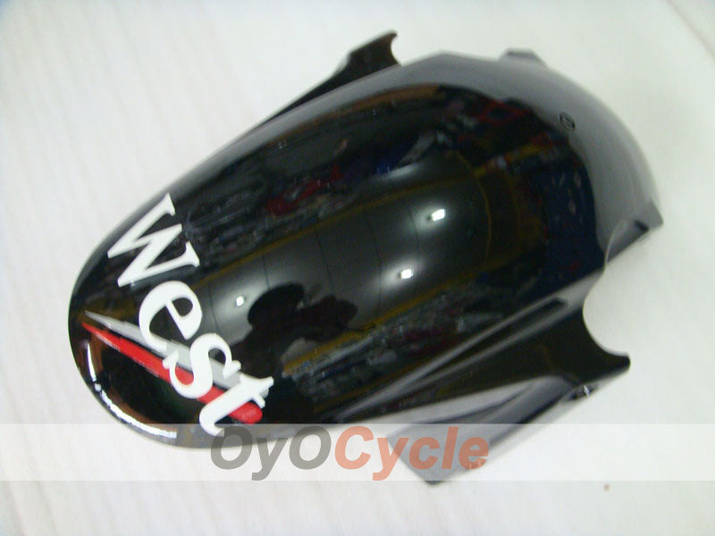 Kit de carenado por inyección para CBR600RR 03-04 - Blanco, Negro - Oeste #OYO87904908
