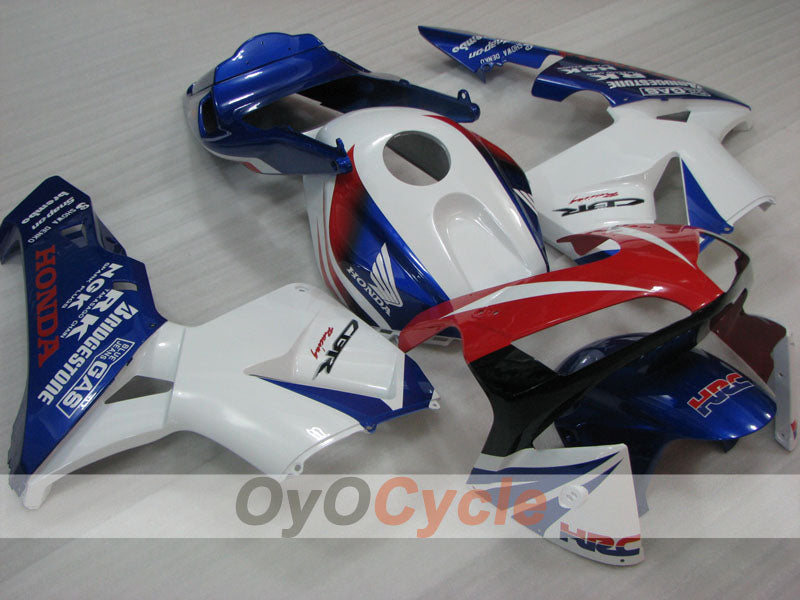 Carenado de inyección para CBR600RR 03-04 - Azul, Blanco - Estilo de fábrica #OYO87904909 Imagen principal del producto