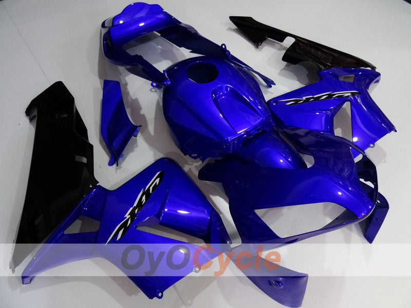 Kit de carenado de inyección para CBR600RR 03-04 - Azul, Negro - Estilo de fábrica #OYO87904912