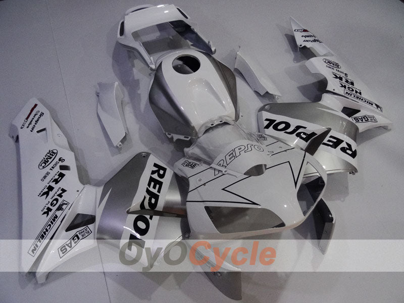 Kit de carenado por inyección para CBR600RR 03-04 - Blanco, Plata - Repsol #OYO87904913 Imagen principal del producto