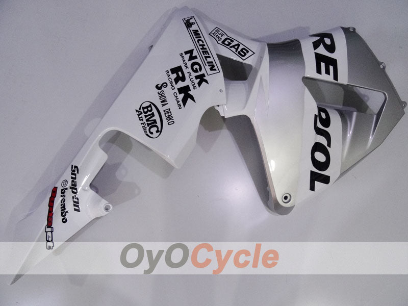 Kit de carenado por inyección para CBR600RR 03-04 - Blanco, Plata - Repsol #OYO87904913