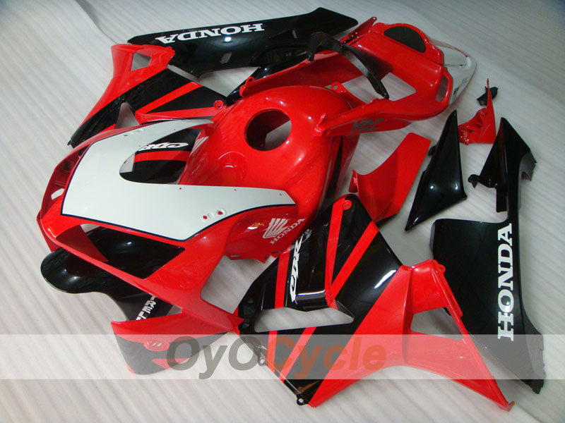 Kit de carenado por inyección para CBR600RR 03-04 - Rojo, Negro - Estilo de fábrica #OYO87904914 Imagen secundaria del producto