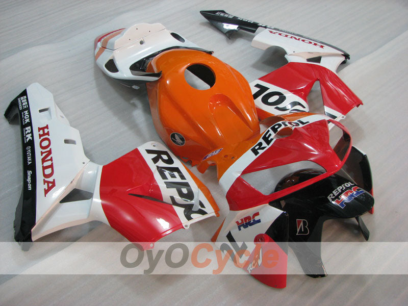 Carenado de inyección para CBR600RR 05-06 - Rojo, Naranja, Blanco - MICHELIN, RK, Repsol #OYO87904915 Imagen principal del producto