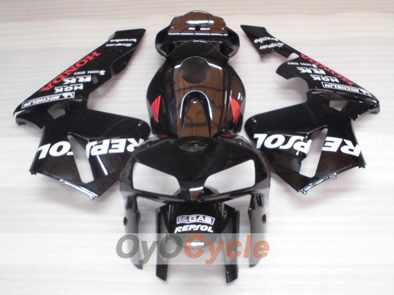 Carenado de inyección para CBR600RR 05-06 - Negro - Repsol #OYO87904922