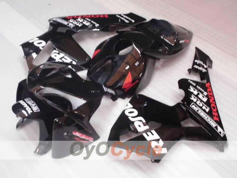 Carenado de inyección para CBR600RR 05-06 - Negro - Repsol #OYO87904922 Imagen secundaria del producto