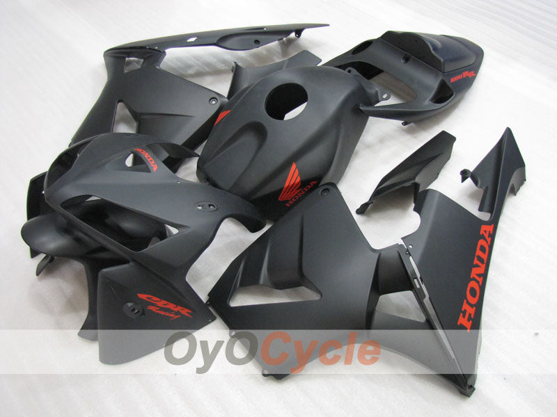 Kit de carenado por inyección para CBR600RR 05-06 - Negro mate - Estilo de fábrica #OYO87904923