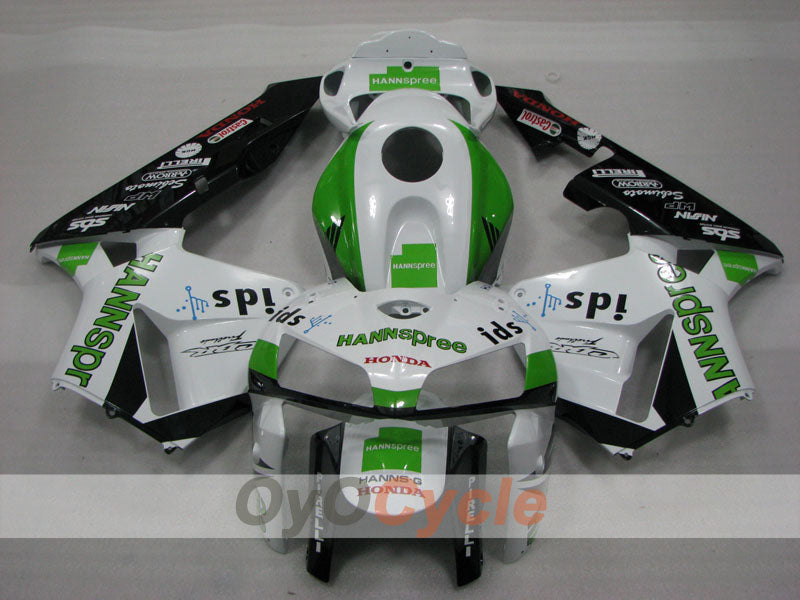 Carenado de inyección para CBR600RR 05-06 - Verde, blanco, negro - HANN Spree #OYO87904924 Imagen principal del producto