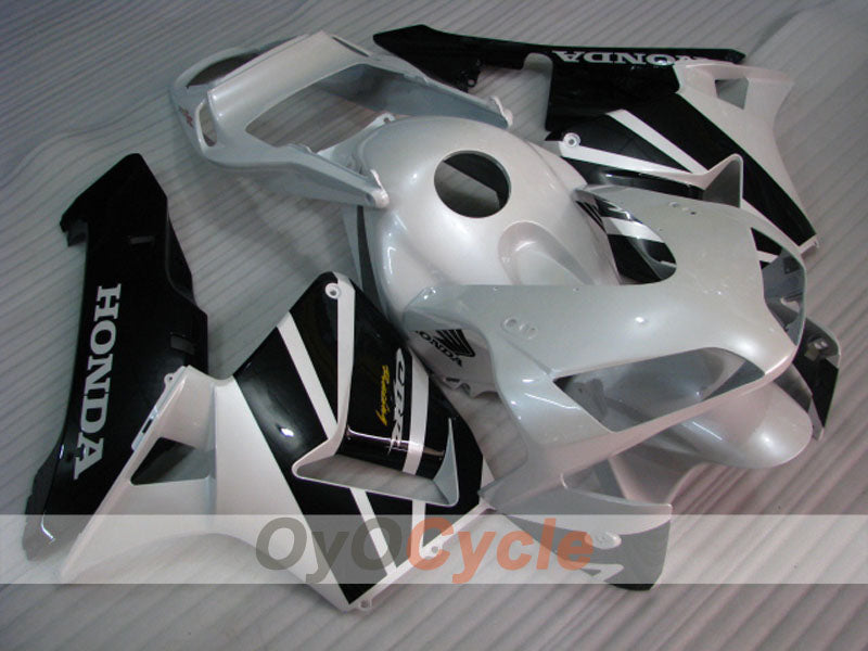 Carenado inyectado para CBR600RR 05-06 - Blanco, Negro - Estilo de fábrica #OYO87904930 Imagen principal del producto
