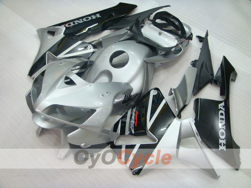 Kit de carenado por inyección para CBR600RR 05-06 - Negro, Plateado - Estilo de fábrica #OYO87904932 Imagen secundaria del producto