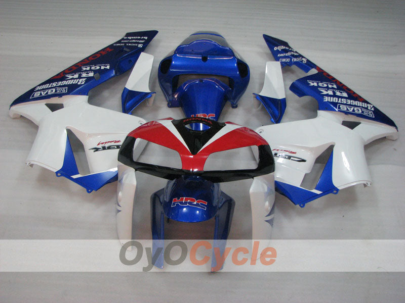 Kit de carenado de inyección para CBR600RR 05-06 - Azul, Blanco - Estilo de fábrica #OYO87904933 Imagen secundaria del producto