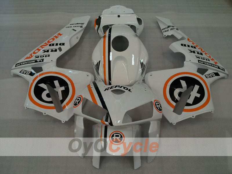 Kit de carenado por inyección para CBR600RR 05-06 - Blanco - MICHELIN, RK, Repsol #OYO87904934
