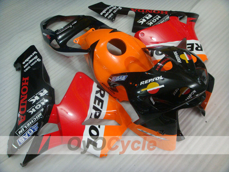 Kit de carenado por inyección para CBR600RR 05-06 - Naranja, Negro - MICHELIN, RK, Repsol #OYO87904935 Imagen secundaria del producto
