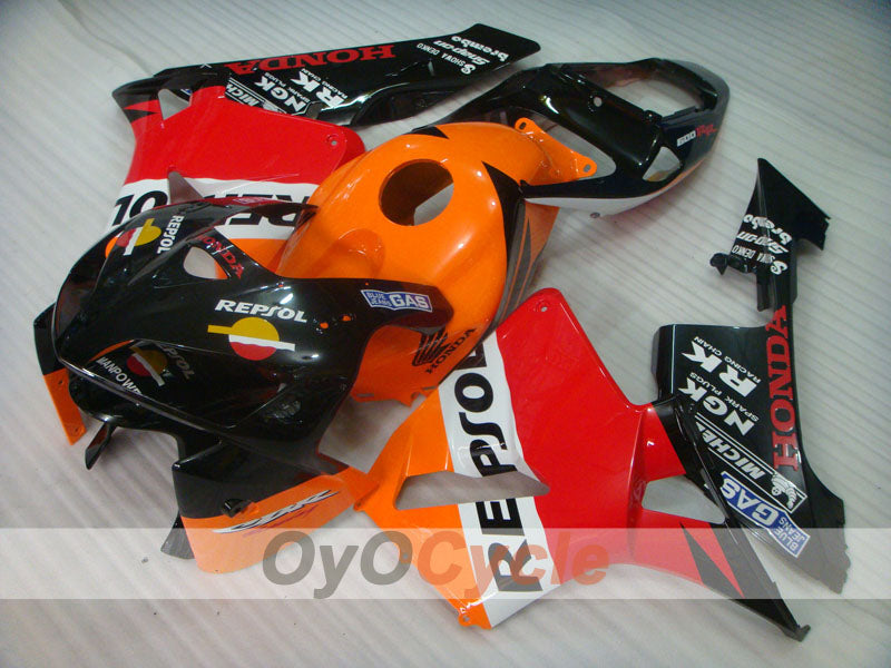 Kit de carenado por inyección para CBR600RR 05-06 - Naranja, Negro - MICHELIN, RK, Repsol #OYO87904935 Imagen principal del producto