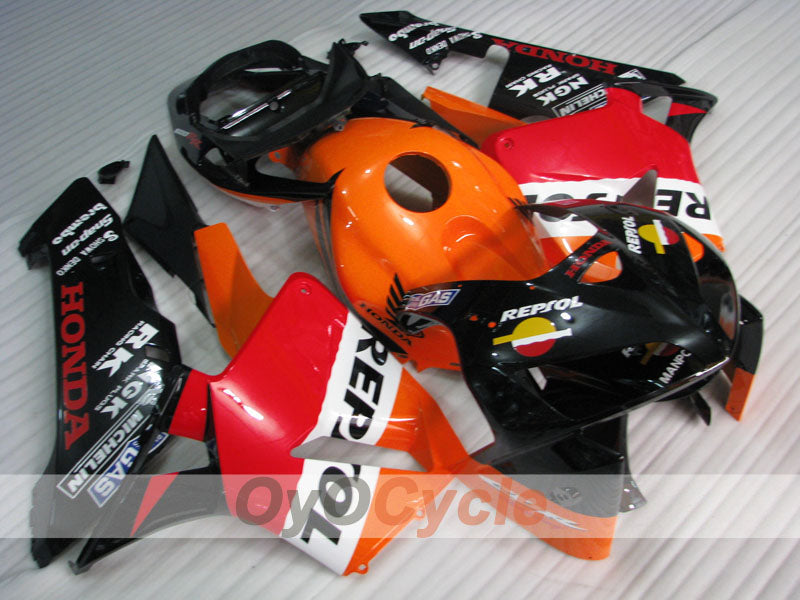 Carenado de inyección para CBR600RR 05-06 - Naranja, Negro - MICHELIN, RK, Repsol #OYO87904936 Imagen principal del producto