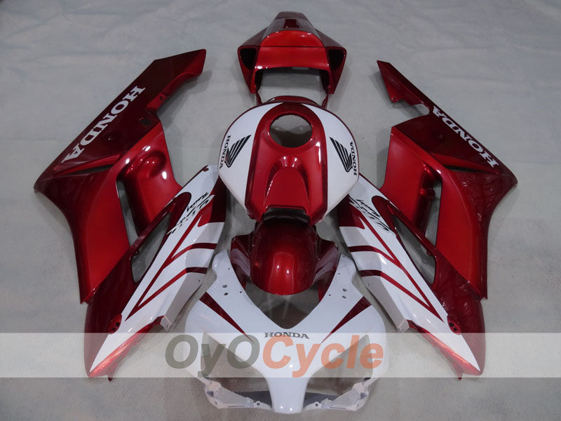 Carenado de inyección para CBR1000RR 04-05 - Rojo, Blanco - Estilo de fábrica #OYO87904941