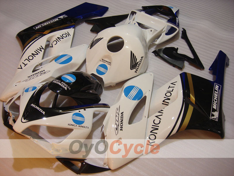 Kit de carenado por inyección para CBR1000RR 04-05 - Blanco, Negro - Konica Minolta #OYO87904943 Imagen secundaria del producto