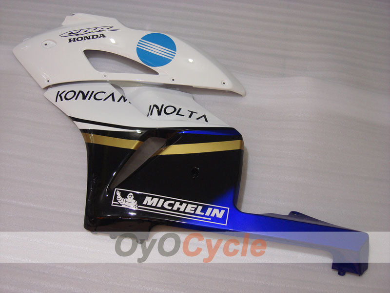 Kit de carenado por inyección para CBR1000RR 04-05 - Blanco, Negro - Konica Minolta #OYO87904943