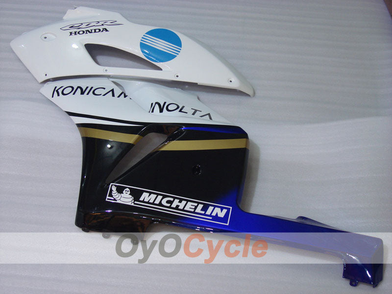 Kit de carenado por inyección para CBR1000RR 04-05 - Blanco, Negro - Konica Minolta #OYO87904943
