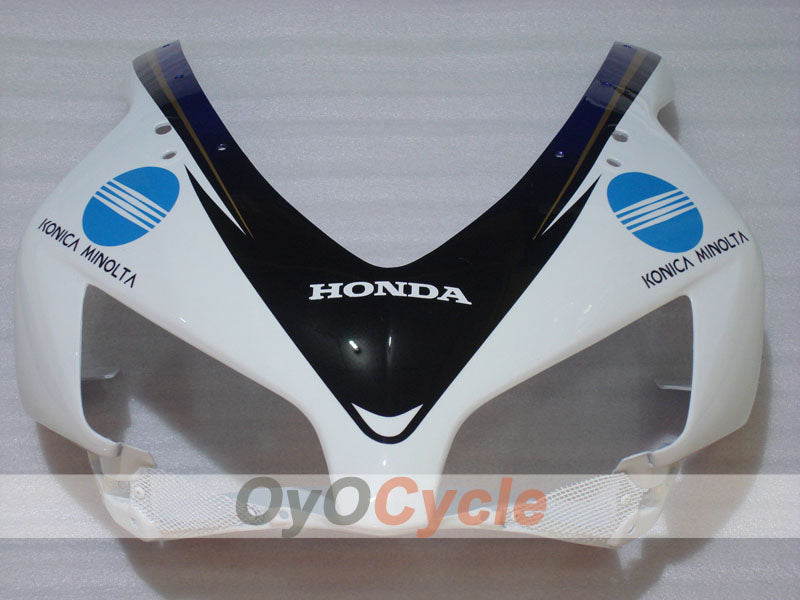 Kit de carenado por inyección para CBR1000RR 04-05 - Blanco, Negro - Konica Minolta #OYO87904943