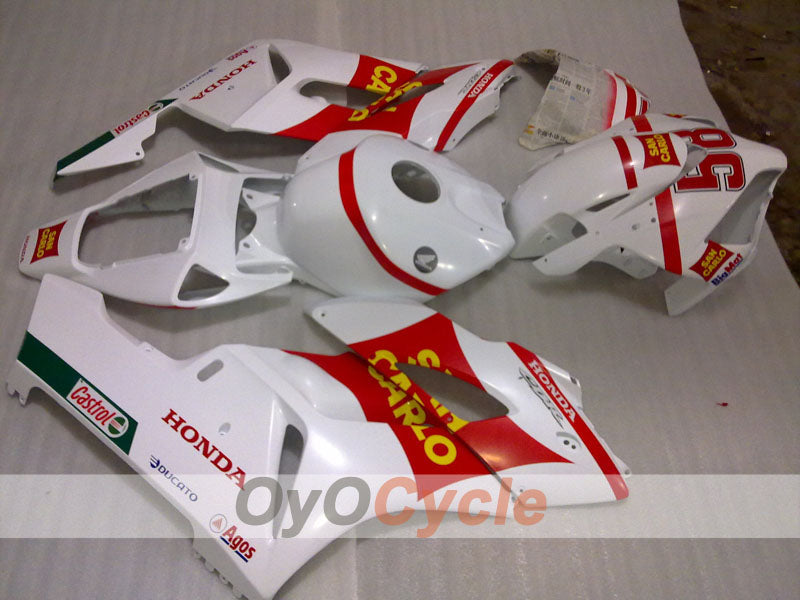 Kit de carenado de inyección para CBR1000RR 04-05 - Rojo, Blanco - San Carlo #OYO87904944 Imagen principal del producto