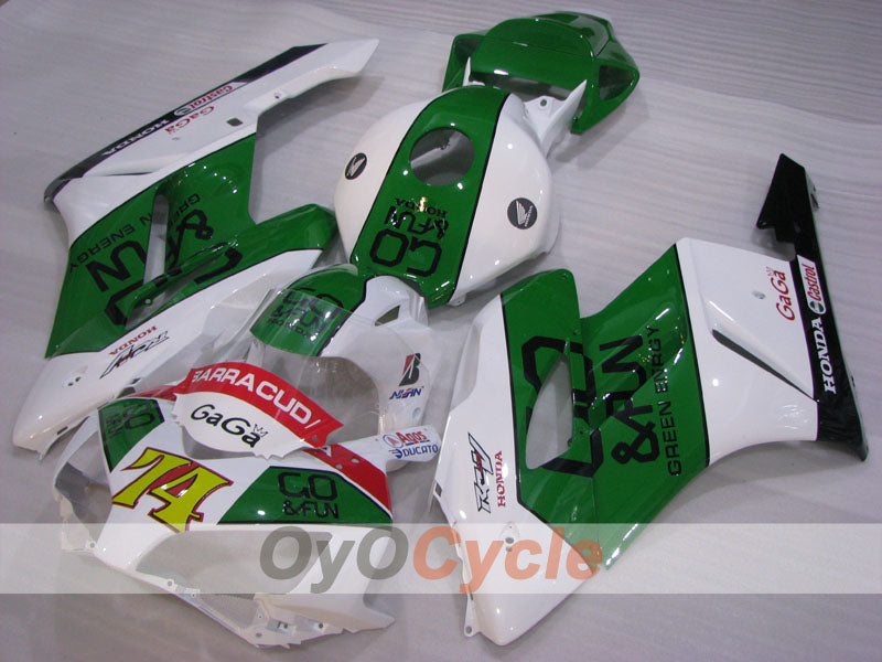 Kit de carenado de inyección para CBR1000RR 04-05 - Verde, Blanco - GO&FUN #OYO87904950