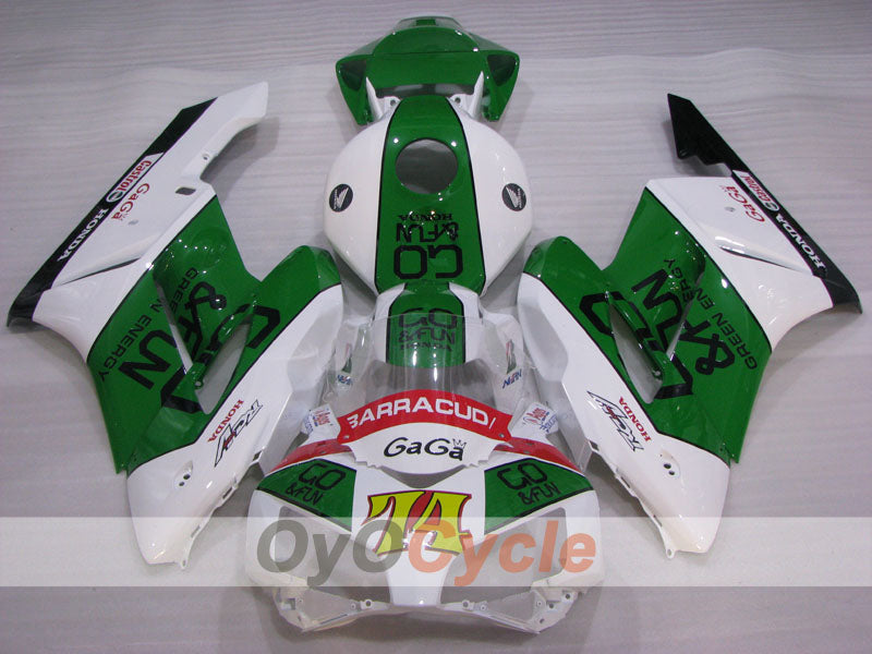 Kit de carenado de inyección para CBR1000RR 04-05 - Verde, Blanco - GO&FUN #OYO87904950