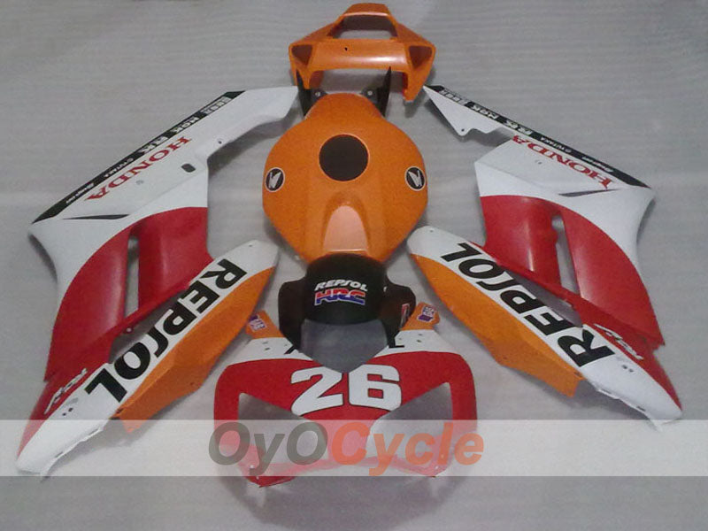 Kit de carenado por inyección para CBR1000RR 04-05 - Naranja, Blanco, Mate - Repsol #OYO87904953 Imagen principal del producto