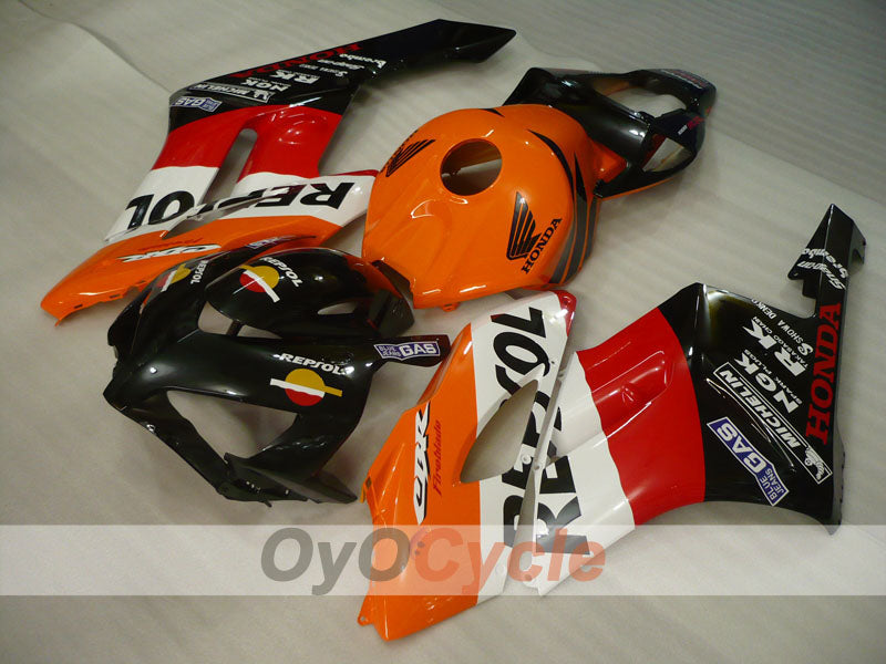 Carenado moldeado por inyección para CBR1000RR 04-05 - Naranja, Negro - Repsol #OYO87904962 Imagen secundaria del producto