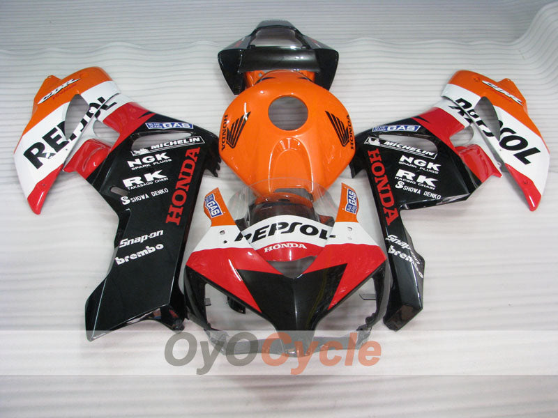 Kit de carenado por inyección para CBR1000RR 04-05 - Naranja, Negro - Repsol #OYO87904966 Imagen secundaria del producto