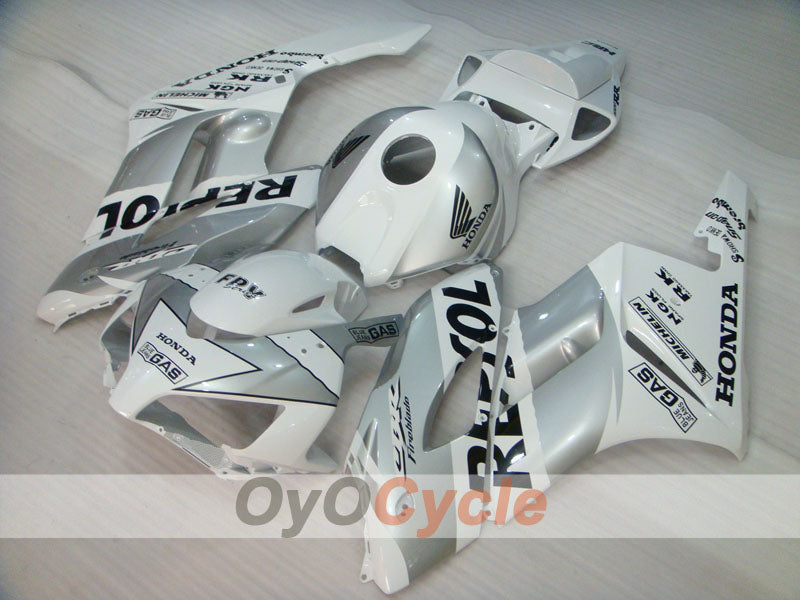 Kit de carenado por inyección para CBR1000RR 04-05 - Blanco, Plata - Repsol #OYO87904967 Imagen secundaria del producto