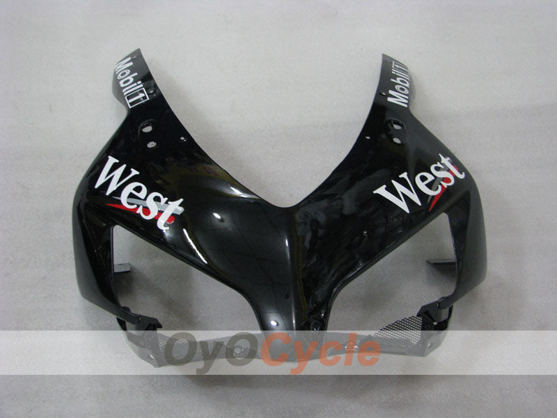 Kit de carenado por inyección para CBR1000RR 04-05 - Blanco, Negro - Oeste #OYO8790497