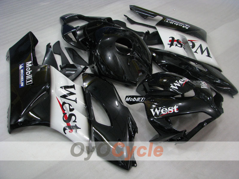 Kit de carenado por inyección para CBR1000RR 04-05 - Blanco, Negro - Oeste #OYO8790497 Imagen secundaria del producto