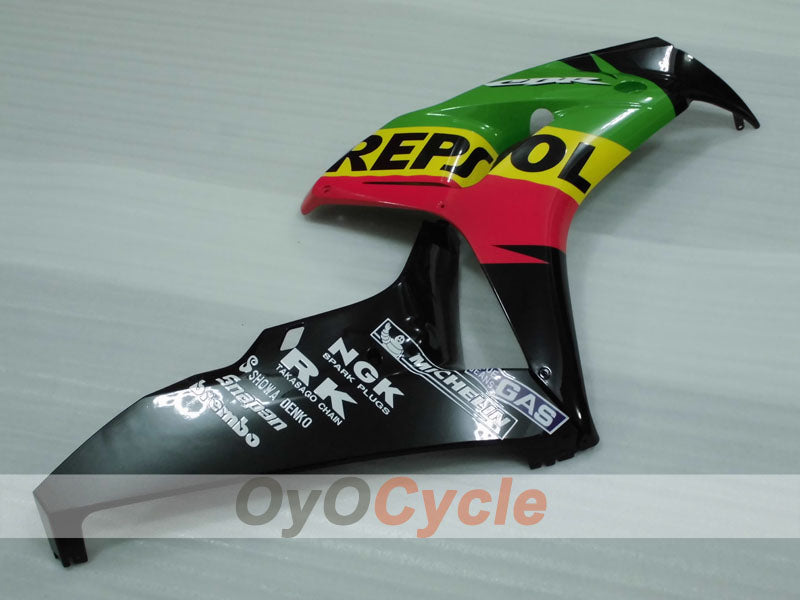 Kit de carenado por inyección para CBR1000RR 06-07 - Verde, Negro - Repsol #OYO87904976