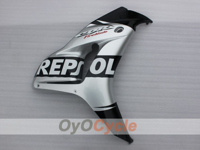 Kit de carenado por inyección para CBR1000RR 06-07 - Negro, Plata - Repsol #OYO87904977