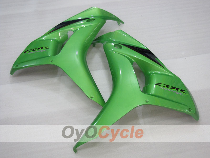 Kit de carenado por inyección para CBR1000RR 06-07 - Verde, Negro - Estilo de fábrica #OYO87904978
