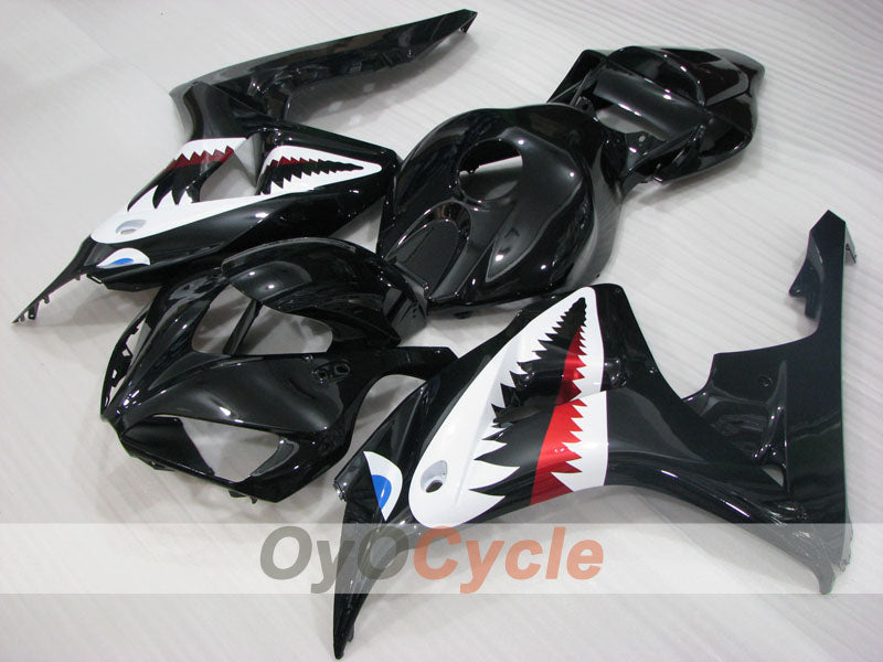 Kit de carenado inyectado para CBR1000RR 06-07 - Negro - Shark #OYO87904979
