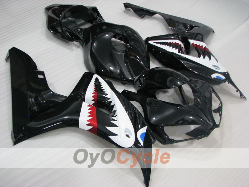 Kit de carenado inyectado para CBR1000RR 06-07 - Negro - Shark #OYO87904979