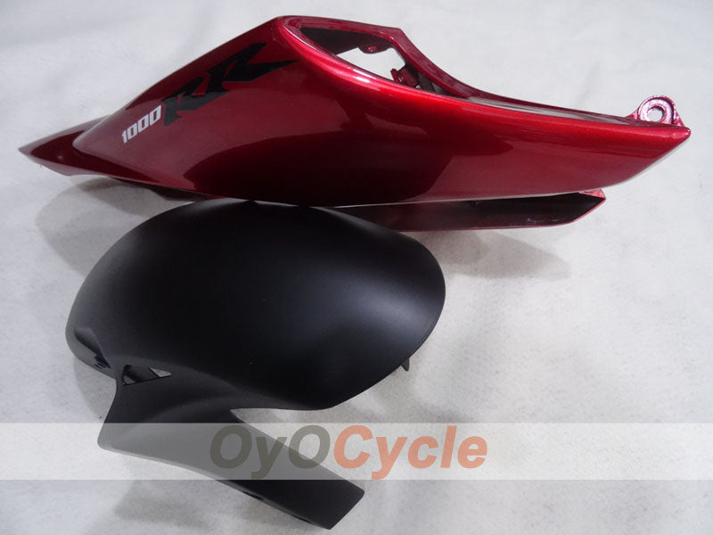 Kit de carenado por inyección para CBR1000RR 06-07 - Color rojo vino, negro - Estilo de fábrica #OYO87904980