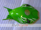 Kit de carenado inyectado para CBR1000RR 06-07 - Verde - Llama #OYO87904985