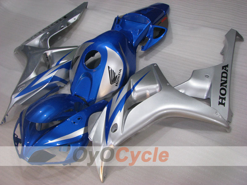 Kit de carenado por inyección para CBR1000RR 06-07 - Azul, Plata - Estilo de fábrica #OYO87904986