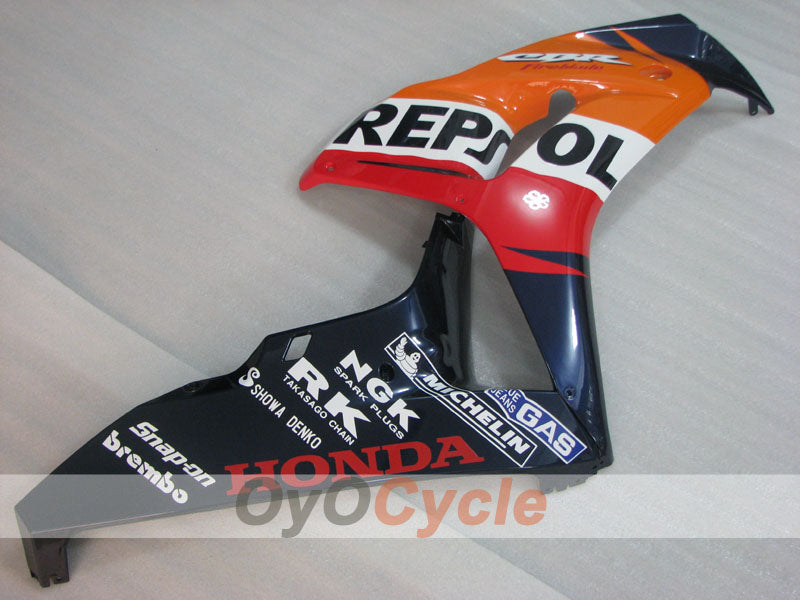 Kit de carenado inyectado para CBR1000RR 06-07 - Naranja, Negro - Repsol #OYO87904988