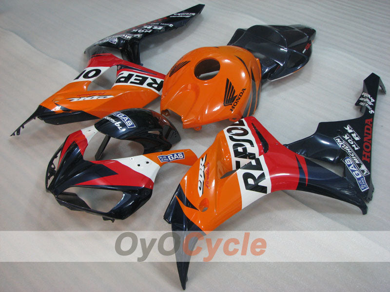 Kit de carenado inyectado para CBR1000RR 06-07 - Naranja, Negro - Repsol #OYO87904988