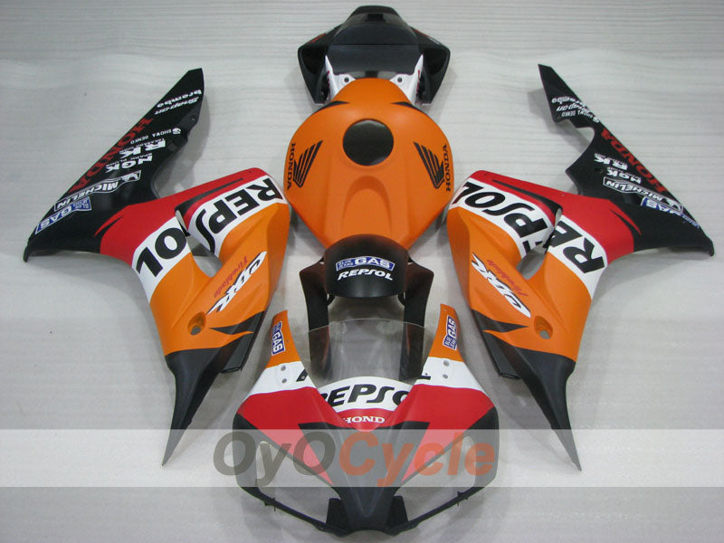 Kit de carenado por inyección para CBR1000RR 06-07 - Naranja, Negro - Repsol #OYO87904991 Imagen secundaria del producto